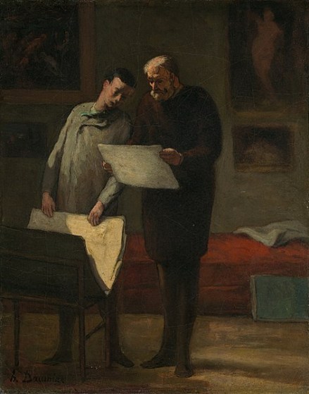 Advice_to_a_Young_Artist_by_Honoré_Daumier_c1865-68