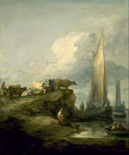 Coastal_Scene_with_Shipping_and_Cattle_-_Google_Art_Project