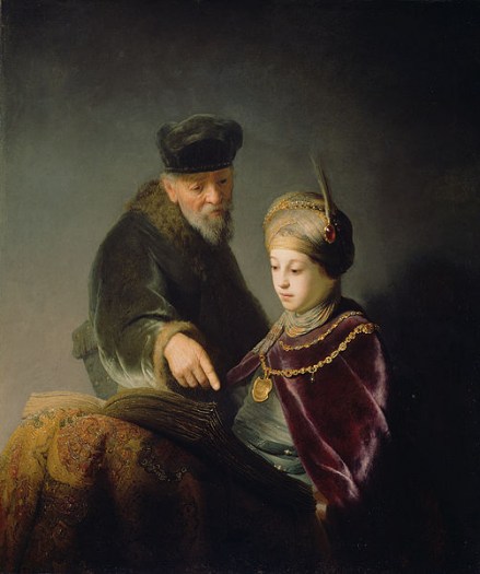 Rembrandt_Harmensz._van_Rijn_-_A_Young_Scholar_and_his_Tutor_-_Google_Art_Project