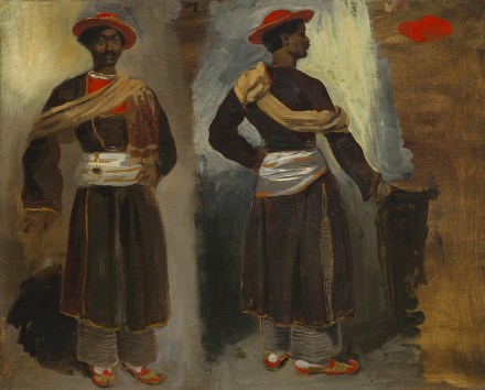 Two_Studies_of_a_Standing_Indian_from_Calcutta_A11120